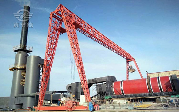 大型滾筒污泥烘干設備安裝現場 大型滾筒污泥烘干設備安裝現場