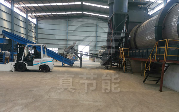 造紙污泥烘干設備運行現場 造紙污泥烘干設備運行現場