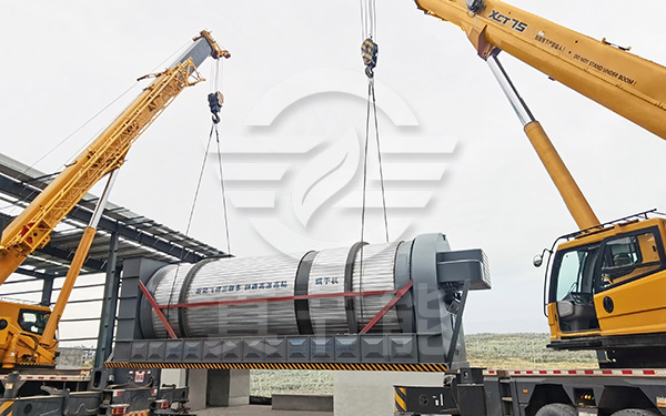 制藥污泥烘干機吊裝 制藥污泥烘干機吊裝